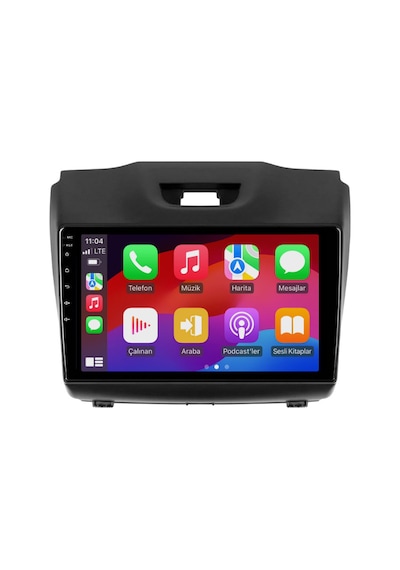 Isuzu D-max Araç Multimedya Android Ekran Carplay Navigasyon Double Teyp 2+32 9" 12-19 Black Blueway