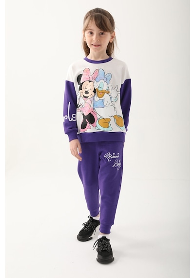 Minnie Mouse D4815-3 Çocuk  Mor Eşofman Takımı