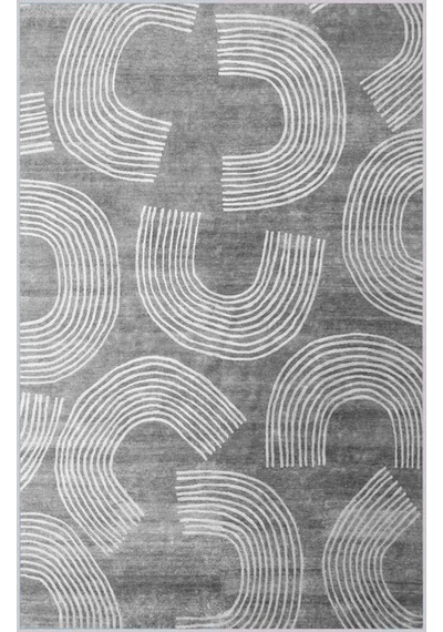 Rovigo Home Dijital Baskı Yıkanabilir Kaymaz Taban Salon Halısı RVG0018-SD848 Çok Renkli
