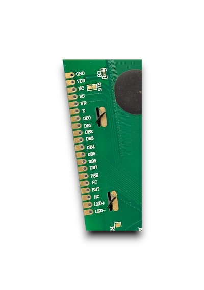 128x64 Lcd Modül Mavi Beyaz - Jlx12864c-1-cob - St7920 - 1 Adet