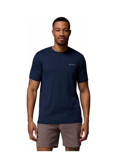 Columbia Tech Trail Utility Erkek Teknik Kısa Kollu Tişört-9171 Lacivert
