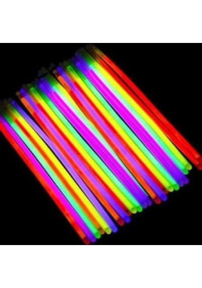 Fosforlu Çubuk Glow Stick Fosforlu Bileklik 100 Adet N11.23