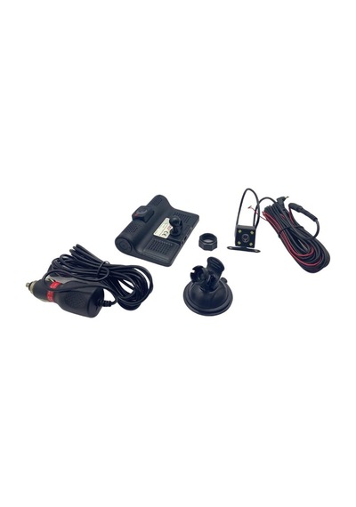 Araç Yol Kayıt Kamerası Ekranlı 4 İnç 1080 Hd Ön-arka Kameralı/gece Görüşlü/iç-dış 32 Gb Uyumlu