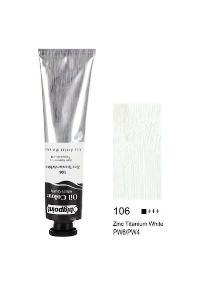 Bigpoint Yağlı Boya 45 ML 106 Zinc Titanium White