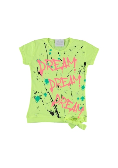 Liay Moda Dream Baskılı Kız Çocuk Tişört Yeşil Liay Moda Dream Baskılı Kız Çocuk Tişört Yeşil