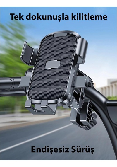 Nr76 Motor Ve Bisiklet Telefon Tutucu Tek El Kullanım Pazar Poşeti Askılıklı Diğer