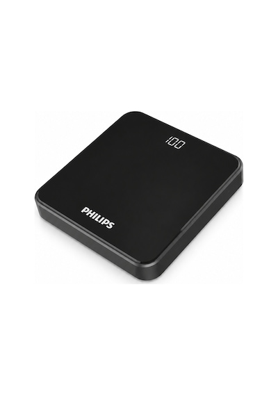 Philips Dlp7717nb/00 10000mah Powerbank 2 Usb Çıkışlı Lcd Göstergeli Taşınabilir Şarj Cihazı Siyah