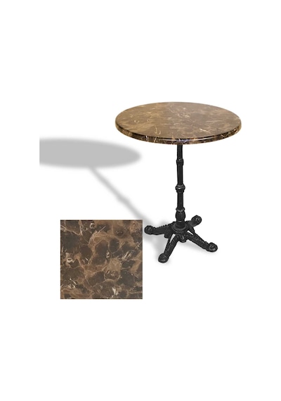 Çipa 1002 Döküm Ayak Yuvarlak Masa Çap 90cm - Werzalit, Wermodin Ve Allzalit Tabla - Karacabey Mermer Çok Renkli Çipa 1002 Döküm Ayak Yuvarlak Masa Çap 90cm - Werzalit, Wermodin Ve Allzalit Tabla - Karacabey Mermer Çok Renkli