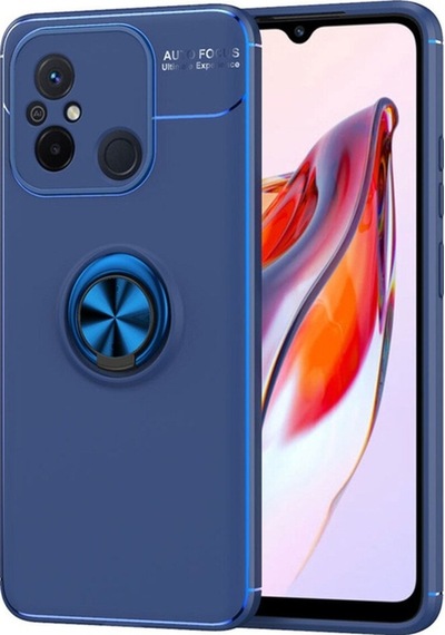 Xiaomi Redmi 12c Kılıf Zore Ravel Silikon Kapak Mavi