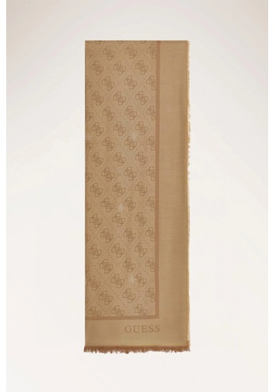 Guess Jakarlı 70x180 Kadın Bej Şal Aw5529vıs03-beı