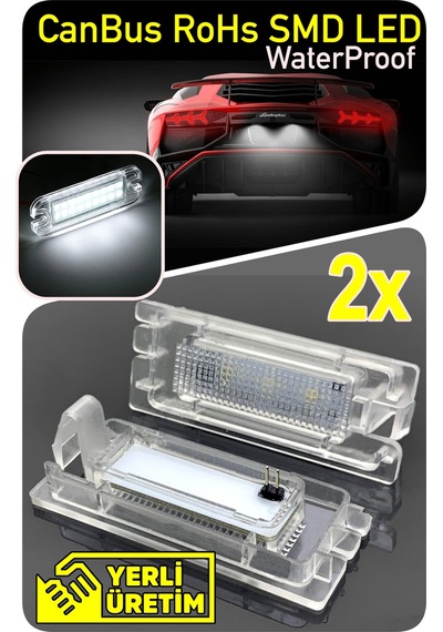 Renault Kadjar Canbus Led Plaka Aydınlatma Ledi Lambası