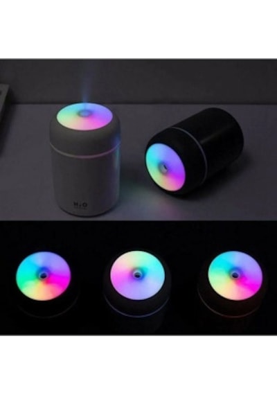 H2O Humidifier Hava Nemlendirici Oda Araç Aroma Difüzörü Işıklı Buhar Makinesi