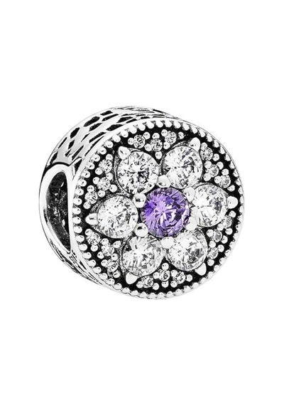 Nur Silver Unutma Beni Çiçeği Gümüş Charm Nur-bl01644