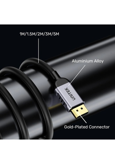 Unıtek 8k 1.4 Dısplayport Kablo 1m C1628gy01-1m