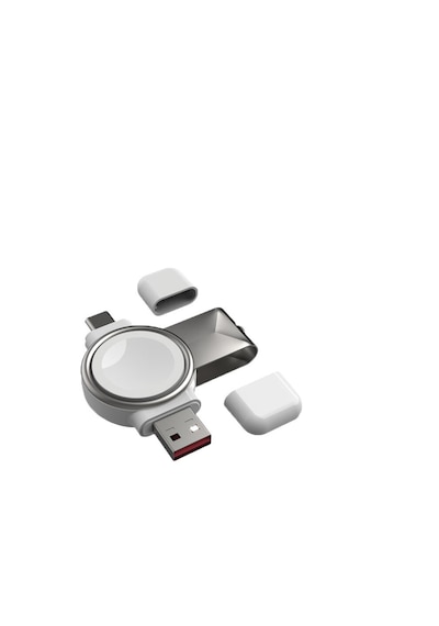 Apple Uyumlu  Watch 10 42/46mm 2in1 Type-c&usb Manyetik Şarj Al2730