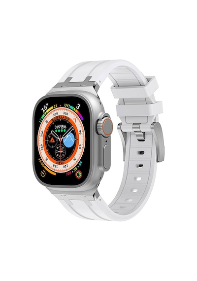 Kilifone -  Apple Uyumlu  Watch  Ultra 49mm - Kordon Silikon Kordon Krd-89