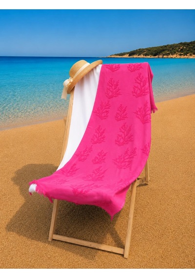 70x140 Cm Jakarlı Desenli Modern Tasarım Unisex Plaj Havlusu Baveno Desen003