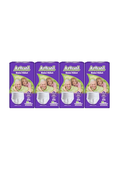 Actual Emici Külot Yetişkin Bezi Xl - Extra Large -büyük 120 Adet