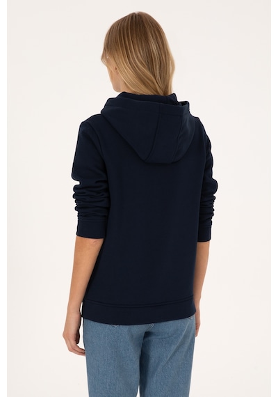U.S. Polo Assn. Kadın Lacivert Kapüşonlu Sweatshirt 50320557-VR033