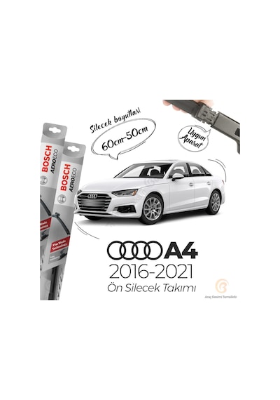 Audi A4 Muz Silecek Takımı B9 2016-2021 Bosch Aeroeco