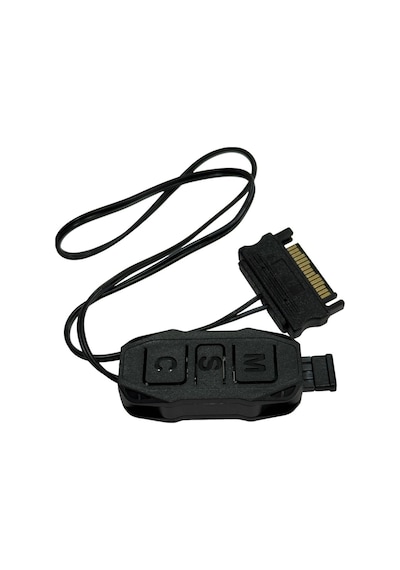 Argb Kontrolcü 5v 3 Pin - Sata Siyah Renk Argb Dönüştürücü Rgb Denetleyici Kablo