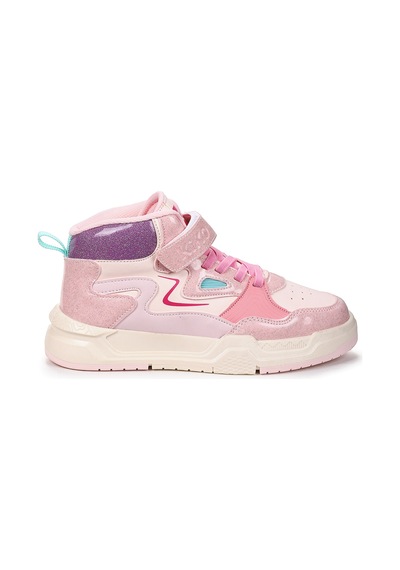 Kiko Kids Hayka-3 Cırtlı Kız Çocuk Spor Ayakkabı Mercan - Şeker Mercan - Şeker