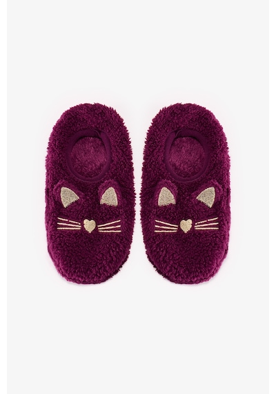 Penti Koyu Mor Cuteness Kedi Desenli Çetik