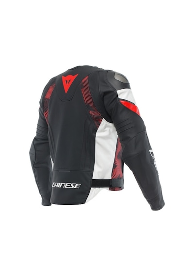 Dainese Avro 5 Deri Mont Beyaz - Kırmızı - Siyah