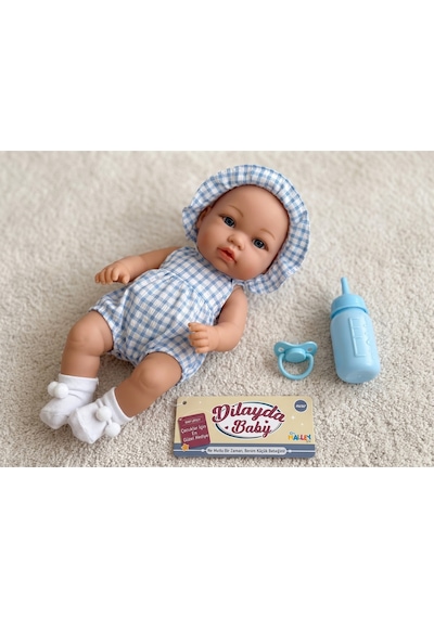 Dilayda Baby Gerçekçi Reborn Oyuncak Bebek 32cm Tam Vinil S
