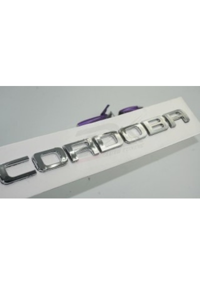 Seat Cordoba 98-2010 Yeni Nesil Bagaj Krom Abs 3M 3D Yazı Logo Am