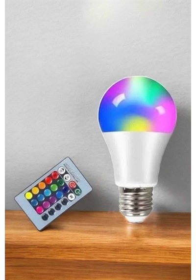 Mey İthalat Led Ampul Enerji Dostu Rgb Işıklı 100w Led Işık Çok Renkli 85165360