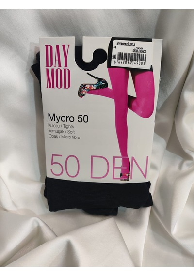 Day Mod Daymod Mycro 50 Den Mikrofiber Kadın Külotlu Çorap Siyah