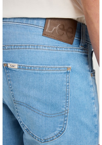 Lee Luke Slim Fit Dar Kesim Açık Mavi Pamuklu Esnek Jean Denim Pantolon