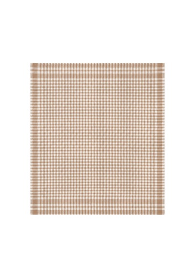Zefira 170x170 Cm Balkon, Piknik, Mutfak Masa Örtüsü & Yer Sofra Bezi Bej