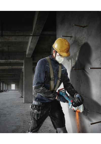 Bosch Professional GWS 180-LI 2x4ah Çift Akülü Taşlama Makinesi - 06019H9021