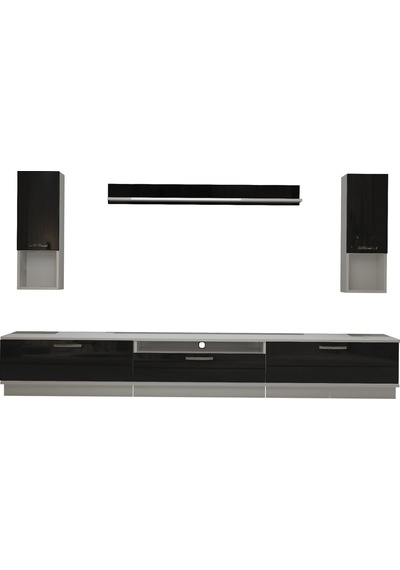 Decoraktiv Trendstyle 270da Mdf Tv Ünitesi Tv Sehpası Beyaz - Siyah
