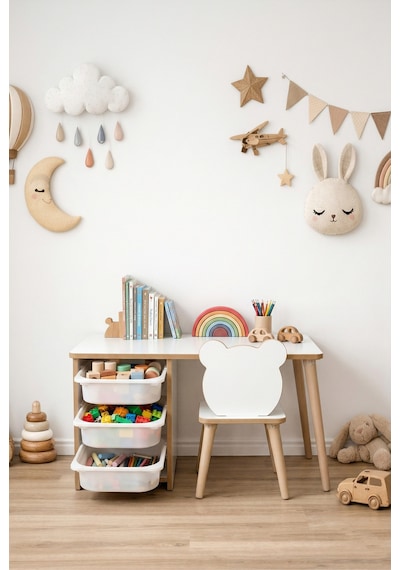 Çocuk Masa Sandalye Takımı-3 Sepetli Çocuk Çalışma Masası Aktivite Masası Yaz-sil Panda Sandalye Beyaz Çocuk Masa Sandalye Takımı-3 Sepetli Çocuk Çalışma Masası Aktivite Masası Yaz-sil Panda Sandalye Beyaz