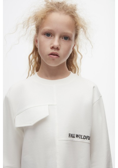 Nk Kids Band 37317 Kız Çocuk Sweatshirt Ekru