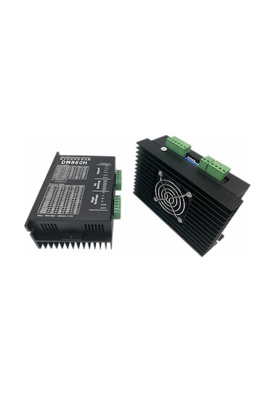 DM860H 2 Faz DC 110V 7,2A Step Motor Sürücü Fanlı Nema 23 Nema 34