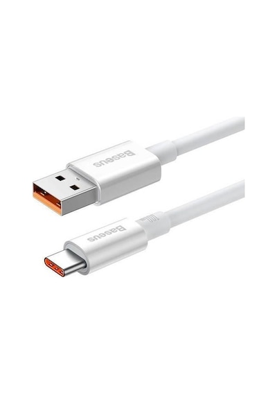 Baseus 11P10320102 1 MT 6 A 100 W Hızlı Usb To Type C Şarj Data Kablosu