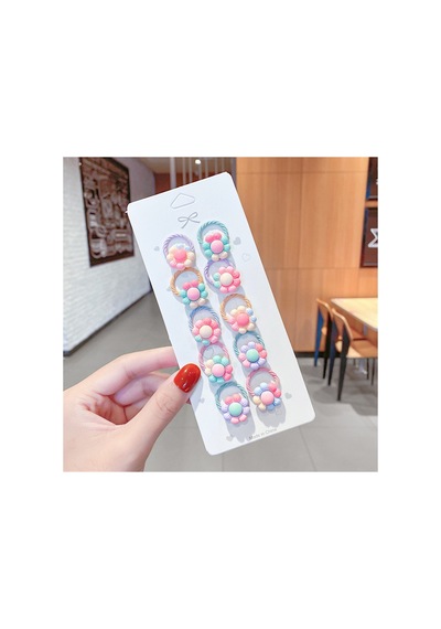 So-much Bebek Çocuk Çiçekli Lastik Toka Seti-7 Çiçek Desenli - 255601554 Çiçek Desenli - 255601554 Çiçek Desenli