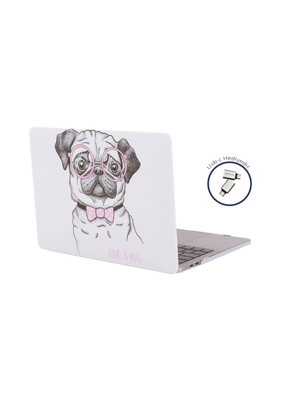 Apple Uyumlu MacBook Air M1 Kılıf 13 İnç Dog02nl Touchıd'li M1 Air A2337 A2179 A1932 İle R-266