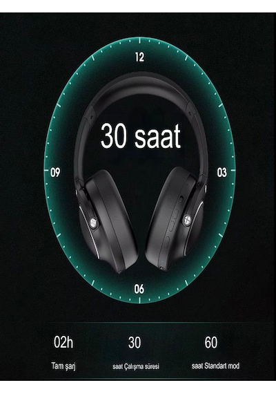 Obingo BT80 Wireless Bluetooth 5.0 Kulak Üstü Kulaklık
