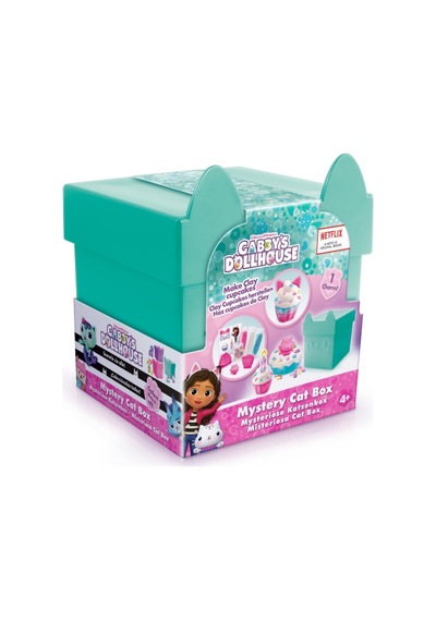 Gabby's Dollhouse Gizemli Turkuvaz Kutu Oyun Hamuru Seti Turkuaz