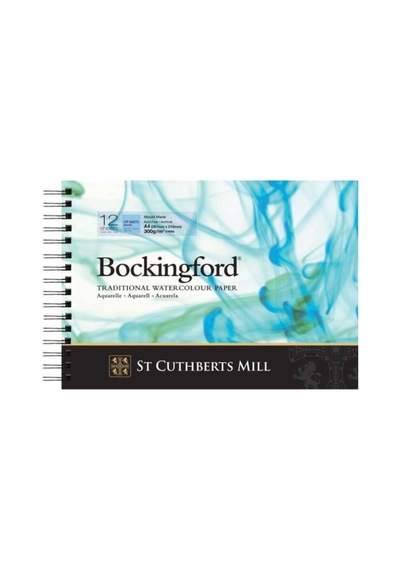 Bockingford Spiralli Suluboya Defteri Cold Pres 300 Gr 297x210mm A4 12 Yp