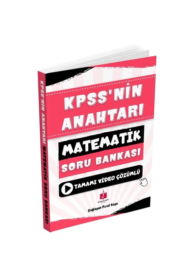2026 Kpss'nin Anahtarı Matematik Video Çözümlü Soru Bankası