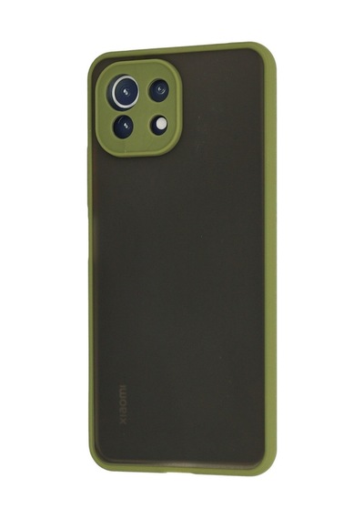 Mi 11 Lite Kılıf Montreal Silikon Kapak - Açık Yeşil Bz8683140209193