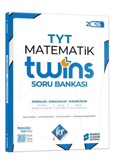 Twins Matematik Soru Bankası Kr Akademi Yayınları