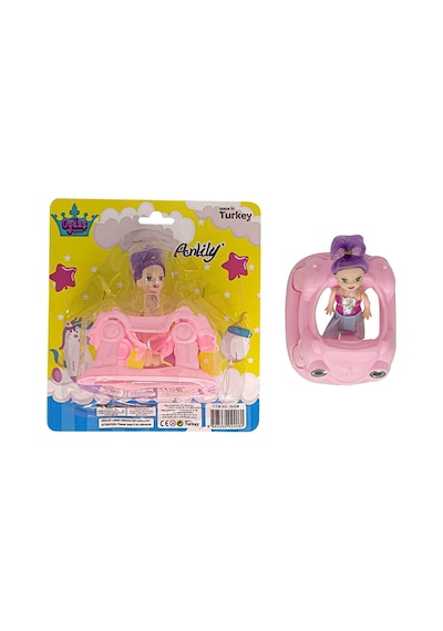 Sevimli Yürüteçli Parmak Bebek 12x10x10 Cm