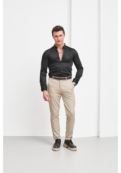 Modefendi Regular Fit Gömlek Siyah